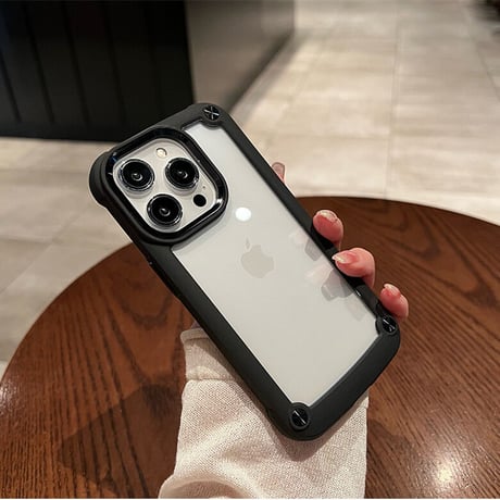 耐衝撃最強 iPhone16Pro/15Promaxカバー 指紋防止 アイフォンSE/13/12/14proカバー ワイヤレス充電対応[M2501]