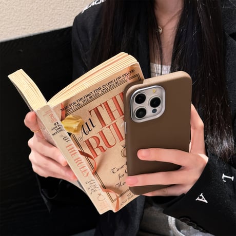Magsafe対応 革製 iPhone15pro/15promaxケース  高級感 iPhone14pro/13/12promaxカバー 耐久性あり シンプル風[M4355]