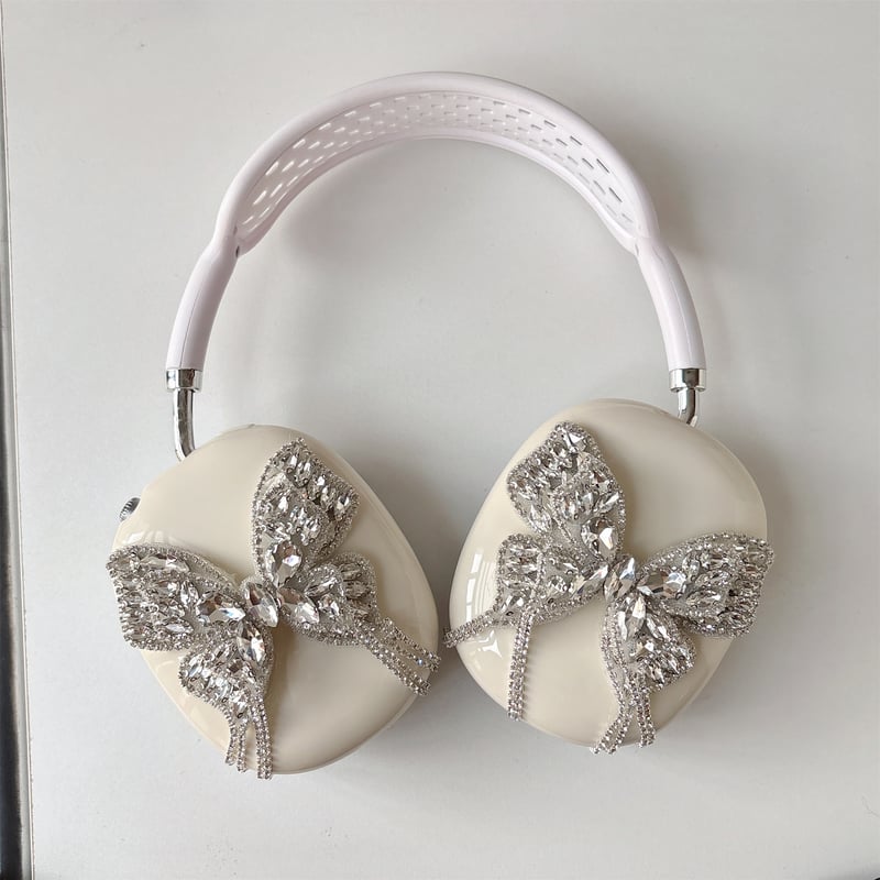 ダイヤ蝶 AirPodsMaxケース めっちゃ可愛い エアーポッズ