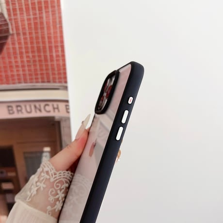 iPhone16/16Proケース ショルダー付 クリア iPhone15/14promax/13proカバー 便利 [M4613]