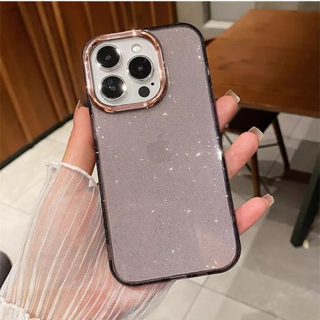 iPhone16Pro/16ケース キラキラ 大人可愛い クリアiPhone15Pro/14ProMax/13ケース 黄ばまない トレンド大人気 [M4675]