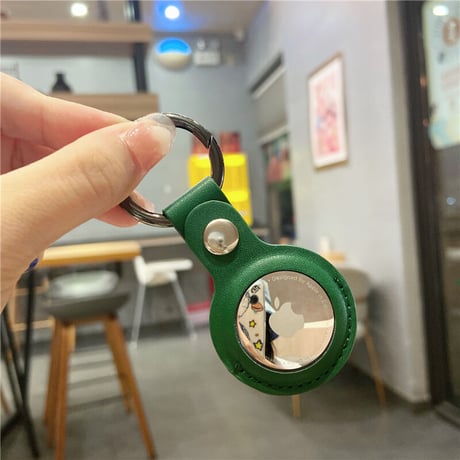 レザー AirTagケース おすすめ  エアタグカバー  キーホルダー付き 純正 頑丈 耐久性M541