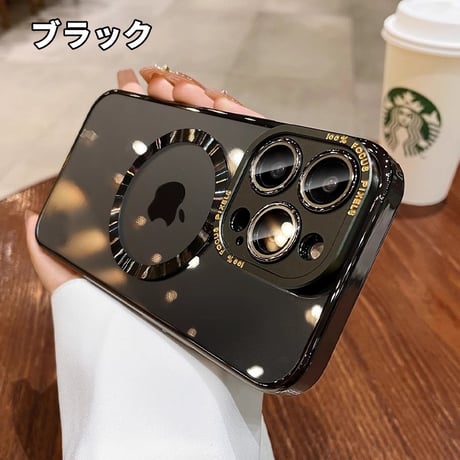 カメラ保護 iPhone16Pro/15ProMaxケース 高級感耐衝撃 MagSafe対応 クリアiPhone14/13Proカバー 耐久性 頑丈 高透明感[M3577]