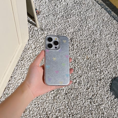多彩リボン iPhone15/15proケース 指紋防止 皮 iPhone14/13pro/12promaxケース かわいい 女子力アップ[M4501]