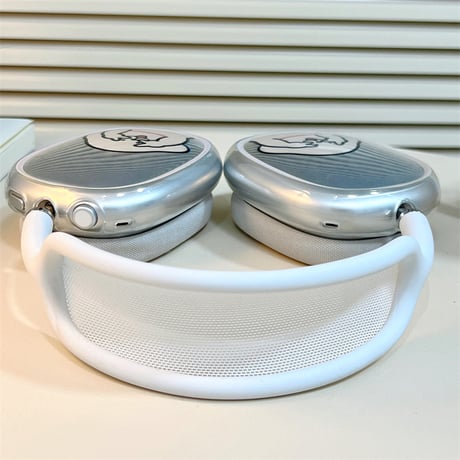 可愛い AirPodsMax専用ケース 犬ちゃん エアーポッズ マックス専用カバー お揃いクリアケース ギフトに最適[M4240]