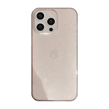 定番 iPhone16pro/16promaxケース キラキララメ iPhone15pro/14pro/13/12カバー 黄ばまない クリアケース [M5085]