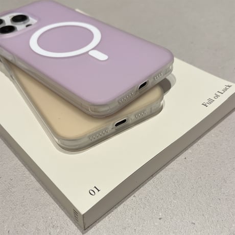 半透明 Magsafe対応iPhone15/15proケース 指紋防止 iPhone14promax/13pro/12ケース シンプル 高品質 [M4335]