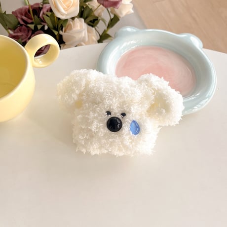 犬ちゃん Airpods 4ケース ニット 第4/3/2世代 AirpodsPro2/Pro1カバー 柔らかい 面白い[M4679]