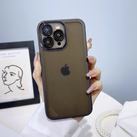 クリア iPhone15/14proケース レンズフィルム付き アイフォン13/12/11pro透明カバー 軽量 使いやすい[M2821]
