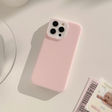 淡色系 iPhone15Pro/15ケース シリコン製 iPhone14Pro/13/12カバー 手さわりいい 丈夫 包装BOX付[M4502]