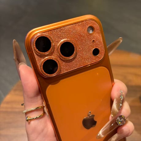 キラキララメレンズカバー iPhone17ProMax/17Pro 17/16/16proシリーズカメラレンズフィルム  輝く おしゃれ 人気 頑丈 [M5743]