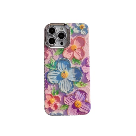 花柄 アイフォン15/15proケース 春夏コーデ iphone14pro/13/12promaxカバー キラキラ  人気 可愛い[M4108]