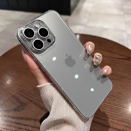 黄ばまない クリアiPhone16Pro/16Plusケース 軽量薄型 iPhone15/14Pro/13promaxケース  ハード 頑丈 [M4652]