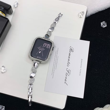 ダイヤメタル  AppleWatchバンド オシャレシック AppleWatchベルト Series 11/10/9/8 SE3/2  Ultra3/2/1 高級感高品質[M6269]