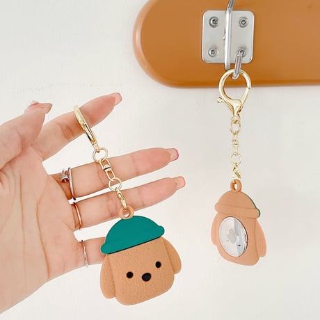 かわいいクマさん AirTag ケース  人気おすすめ bear エアタグカバー 高品質ソフトケース  キーホルダー付 紛失防止M520