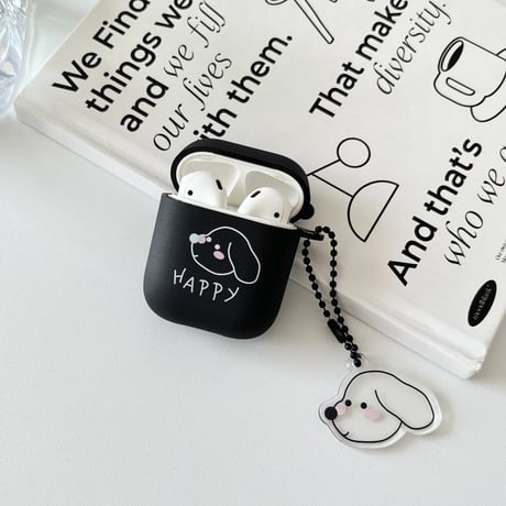 指紋防止 AirPodsPro2/Airpods3ケース かわいい猫/犬ちゃん airpods2ケース お揃い ギフトにおすすめ[M3948]