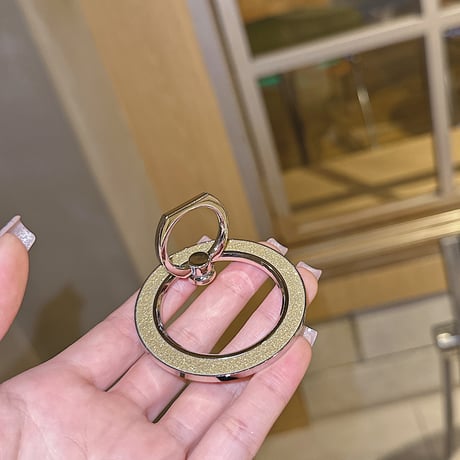 マグセーフスマホリング スタンド一体 キラキララメ入り  落下防止 オシャレ ギフトにおすすめ[M3902]