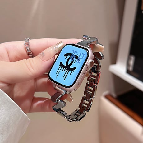 高級感 AppleWatchバンド おしゃれ金属 アップルウォッチバンド Series10/9 Ultra series8 7 6 5 4  3 2 SE SE2 高品質 セレブ愛用[M5252]
