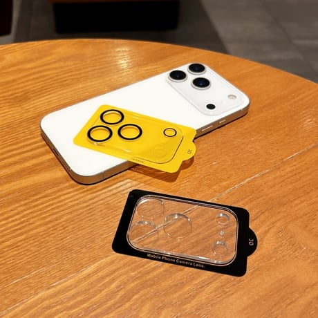 iPhone17/17Pro/17Air/17promax レンズ保護カバー 高透明ガラス 画質に影響しなく シンプル 定番 丈夫[M5679]