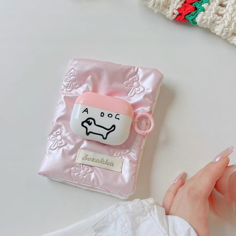 カップルペア AirPods4ケース  可愛い猫と犬 AirpodsPro2/3/2カバー お揃い リング付き ギフトにおすすめ[M5594]