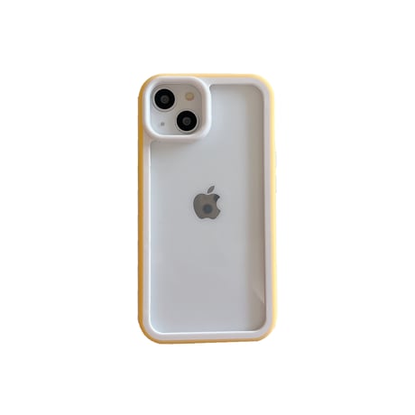 バンパー iPhone14/14proカバー 放熱 iPhone13/12/11promaxケース カラー枠 頑丈耐衝撃 シンプル風  男女兼用[M3191]