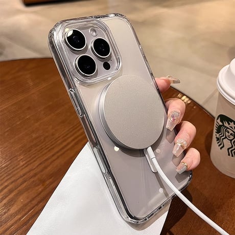 カメラコントロールカバー付 iPhone16Proケース iPhone16 iPhone16ProMax MagSafe対応 黄ばまない 高透明 光沢感 耐衝撃加工 丈夫 抗菌性[M4843]