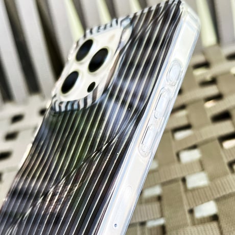 縞模様 iphone16/16proケース  オシャレ シック iphone15pro/14/13ケース 男女兼用 ファッション  [M4969]