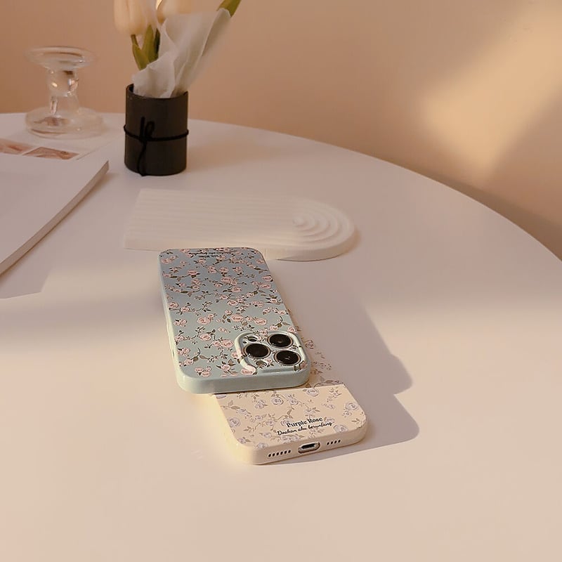 バラ柄 iPhone14/13proケース 韓国風うねうね アイフォン11 バラ柄 iPhone14/13proケース 韓国風うねうね アイフォン11