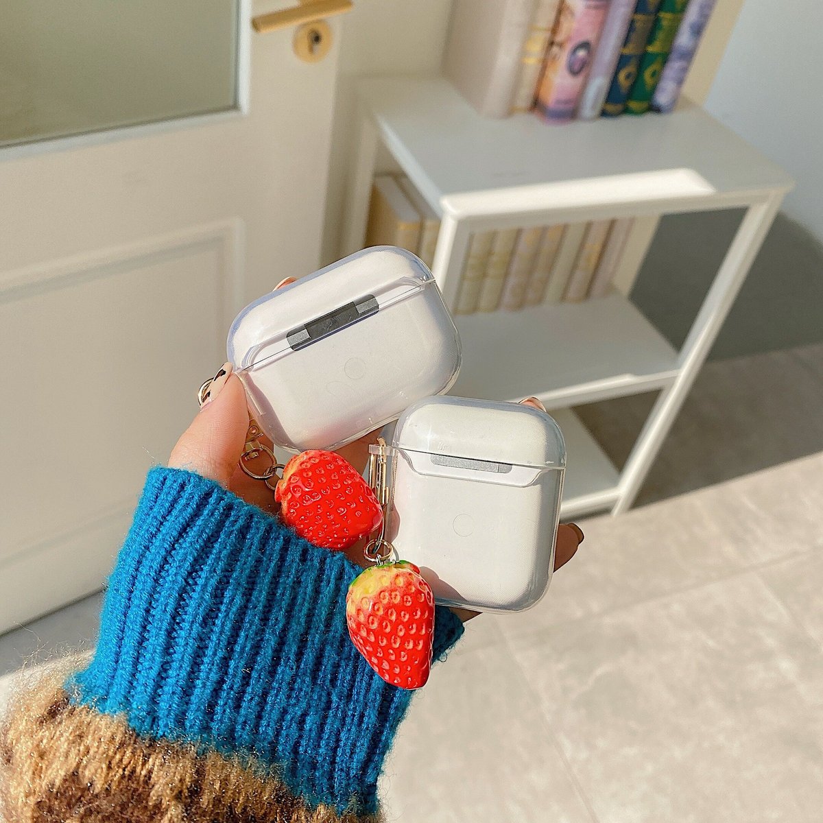 AirPods  抹茶いちごさん専用 楽天市場】AirPods Cat Strawberry Cake Case ネコ ストロベリー