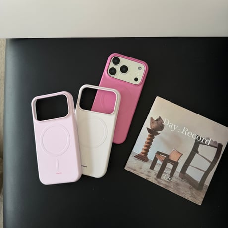 熊さんグリップ付 iPhone17/17Proケース MagSafe対応 iPhone17Promax/16Pro/15ケース シリコン製 丈夫 [M6119]