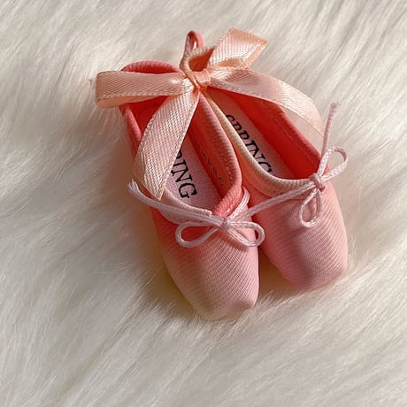 Ballet shoesグリップスタンド バレエシューズ・トウシューズ  グラデーションピンク かわいい舞踊靴  高品質 ギフトにおすすめ[M2910]