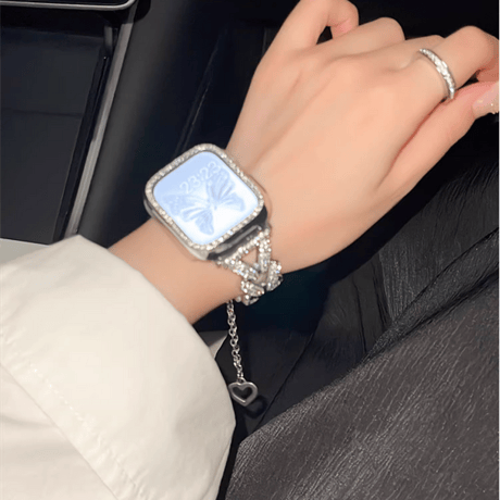 ビジュー Applewatch 10バンド 高級感 Ultra2/1/SE(第2/1世代)/Series9/8/7/6/5/4/3/2/1アップルウォッチバンド おしゃれ[M4628]