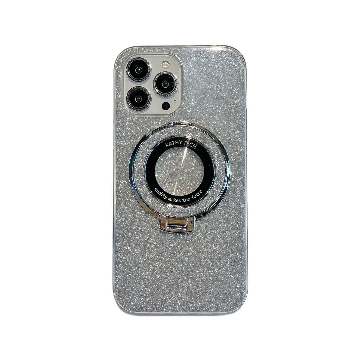 キラキラ iPhone15/15Proケース Magsafeリングスタンド付 キラキラ iPhone15/15Proケース Magsafeリングスタンド付
