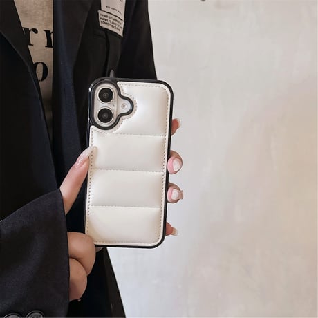 ダウンジャケット iphone16/15promaxケース  レザー シンプル iphone14pro/13/12/11promaxカバー  高品質 冬人気品 お揃い 男女兼用 M1333