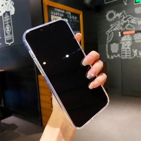 カード入れ2個 iphone15/14promaxケース  クリア iphone13/12/11カバー   シンプルコーデ 可愛い 交通カード/クレジットカードなど収納[M2193]
