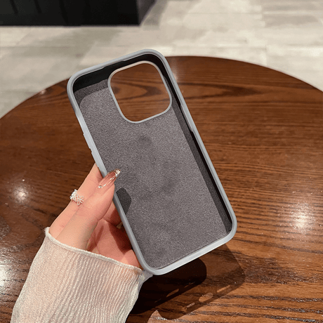 指紋防止 シリコンiPhone15/15pro/15plusケース  手さわりいい丈夫 iPhone14pro/13/12カバー シンプル風[M3938]