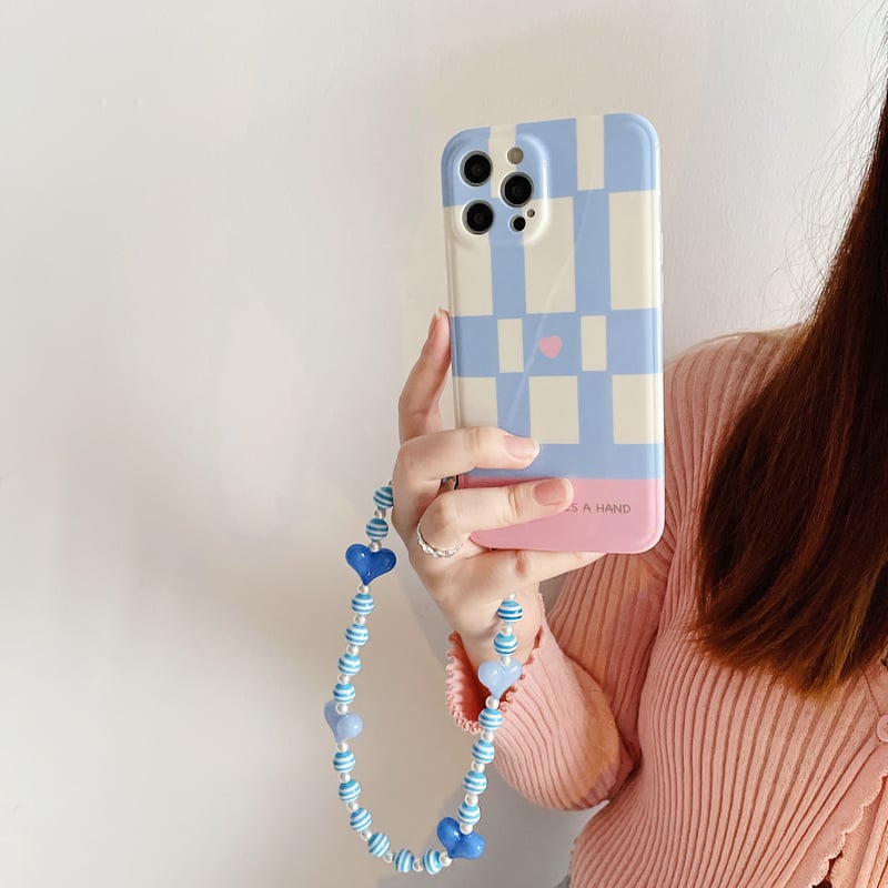 オーダー見本】パラコード スマホハンドストラップ ツイード 推し活