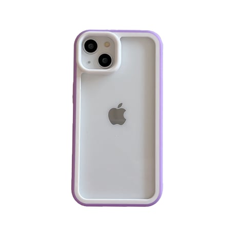 バンパー iPhone14/14proカバー 放熱 iPhone13/12/11promaxケース カラー枠 頑丈耐衝撃 シンプル風  男女兼用[M3191]