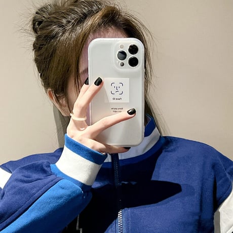 Face ID  iphone14pro/14promaxケース  マット 指紋防止 iphone13/12/11/XRカバー   可愛い シンプル 男女ファッション [M2267]
