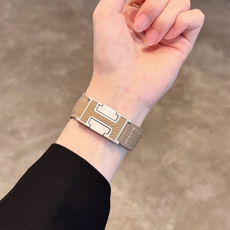 マグネット式  アップルウォッチバンド レザー シック AppleWatch S11/10 バンド 高級感 Ultra series8 7 6 5 4  3 2 SE SE2 おしゃれ[M6175]