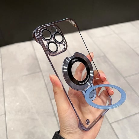 MagSafeリング iPhone15Pro/15ProMaxケース  耐久性 黄ばまない 薄型軽量 iPhone14/12/13Proカバー [M3552]