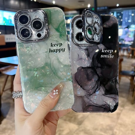 暈し染めカラー iPhone16promax/17カバー キラキラカメラカバースタンド iPhone15pro/14/13ケース シック オシャレ 多機能[M5601]