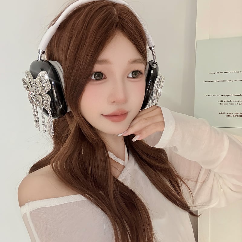 ダイヤ蝶 AirPodsMaxケース めっちゃ可愛い エアーポッズ マックス専用