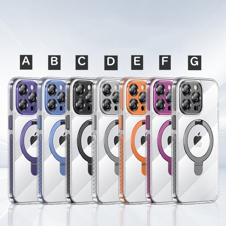 黄ばまない iPhone15pro/15promaxケース MagSafeリングスタンド付 iPhone14promax/13pro/12カバー  コスパ高い 高品質 男女兼用 [M4275]