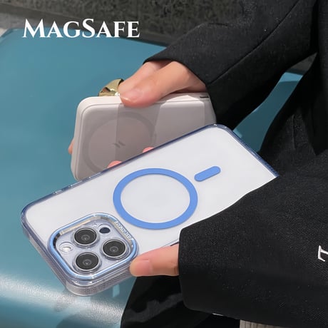 高品質高透明 Magsafe iPhone15/15proケース クリア黄ばまない iPhone14Pro/13proケース  滑り止め 丈夫 シンプルコーデ [M3765]
