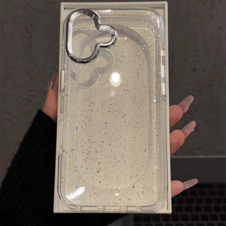 キラキラグリッター iphone16/16proカバー  頑丈 iphone15pro/14/13ケース シンプル風 シック 保護力強い [M4961]