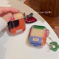おしゃれ Airpods 4ケース 秋冬ファッション AirpodsPro2ケース  リングとキーチェーン付  airpods3カバー シック [M5589]