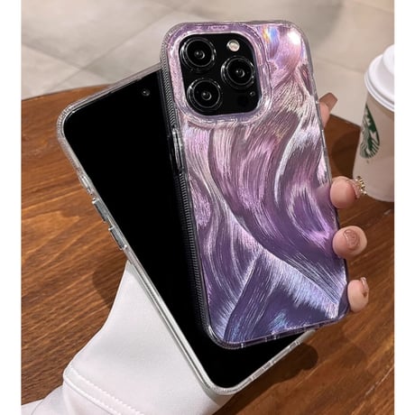 キラキラ iPhone15/15proケース オシャレ iphone14/13/12proカバー きれい シック 女子力アップ[M3886]