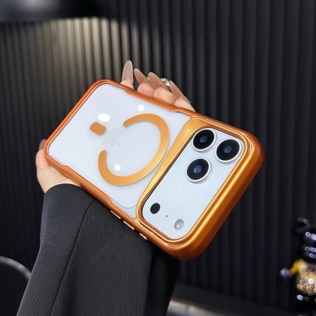 カッコイイ iPhone17Pro/17promaxケース グリップ性いい MagSafe対応 iPhone17/Air/16カバー 耐衝撃 滑り止め 落下防止 高級感  [M5736]