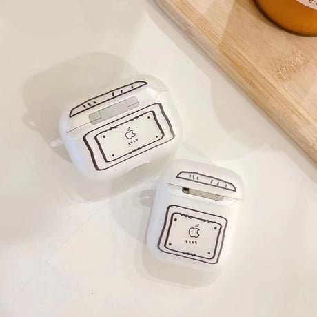 アップル  airpods第3世代ケース 落書き かわいい マット airpodsproカバー   面白い 人気[M1549]
